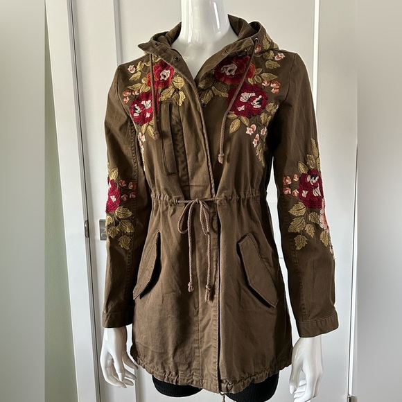 Johnny Was Mehdi Hooded Utility Jacket - Picture 1 of 17